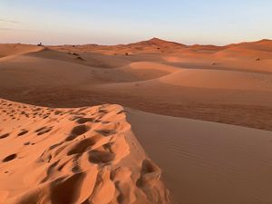 Sand dunes.