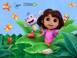 Dora Explores Latin America with a map.