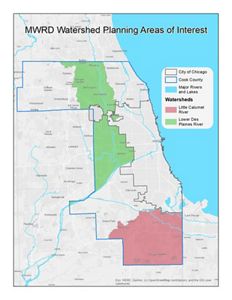 Map of Stormstore Pilot areas