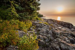 Sunset on Lake Superior.
