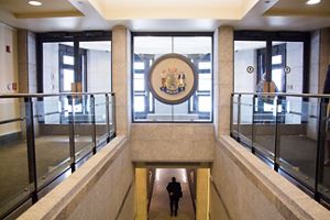 A view inside the Maine State House in Augusta.