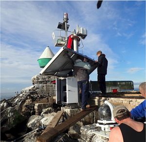 Above-water Reef Cam Installation