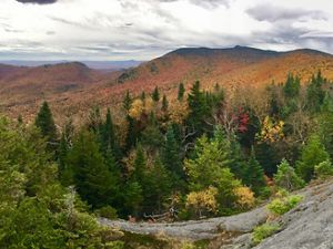 Autumn at Burnt Mountain in the Northeast Kingdom of Vermont.
