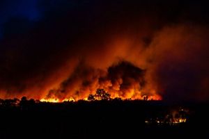 Bushfire rages in Australia