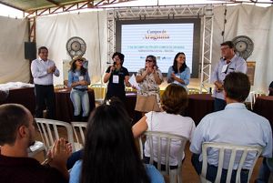 Equipe da TNC e parceiros do projeto Campos do Araguaia no 5º dia de Campo. Mato Grosso.