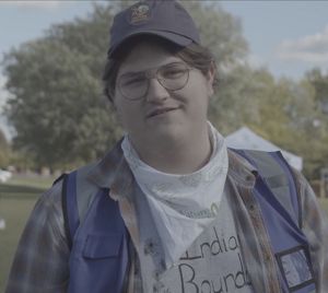 Charles Roth outdoors.