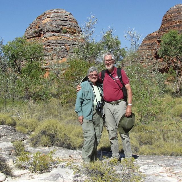 Chris and Kate Mathews at The Bungle Bungles National Park in Australia