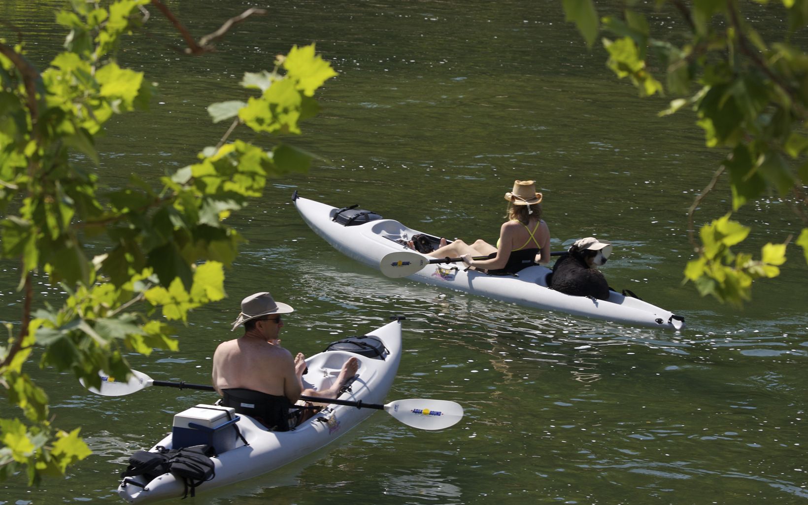 
                
                  Current River Kayakers enjoy a day on the Current River
                  © Byron Jorjorian
                
              