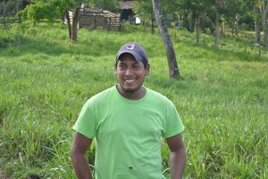 operates a 60-acre farm with 25 milk-producing cows in Boaco. 