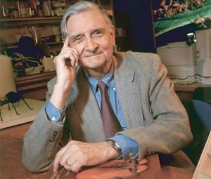 Portrait of American Biologist, E.O. Wilson.