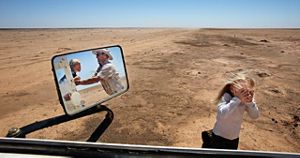 A dried up paddock on a farm in New South Wales, Australia.