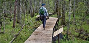 Geocaching in a preserves