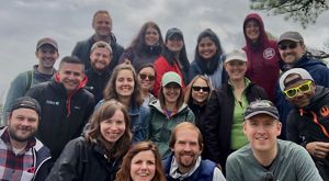 Global Digital Marketing team at TNC posing for their picture at a team retreat.