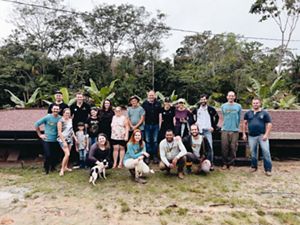 Group photo at Sao Roque Ranch