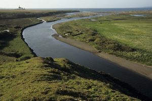 The mouth of the Garcia River.