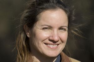 Maria Lemke in the field.