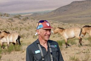 Candid portrait of Jeffrey Parrish outdoors.