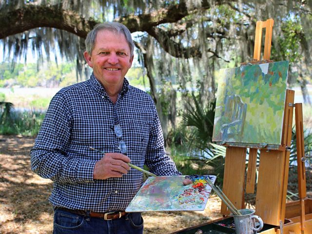 Avid birder, painter and trustee for The Nature Conservancy in South Carolina.