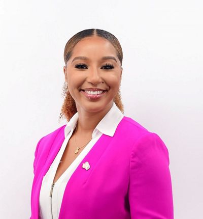 a beautiful black woman in a formal photo