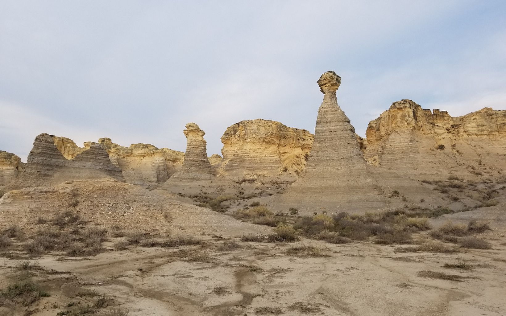 
                
                  Rock Formations Little Jerusalem Badlands State Park is known for its iconic rock formations, which you can see from the multiple overlook points from the dedicated trails.
                  © Laura Rose Clawson/TNC
                
              