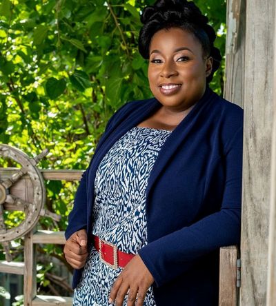 formal headshot of lovely black woman