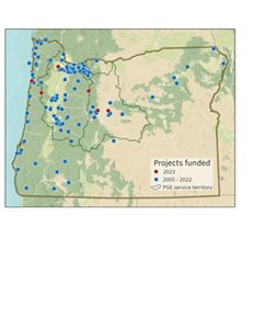 PGE Salmon Fund map.