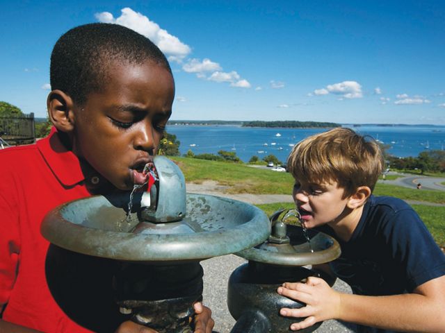 Sebago lake provides drinking water for one in six Mainers.