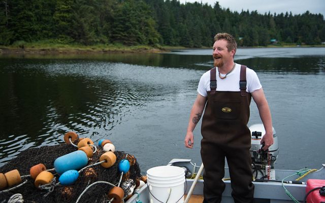 Quinn Aboudara of the Klawock Cooperative Association is a key player in local wild salmon research efforts.