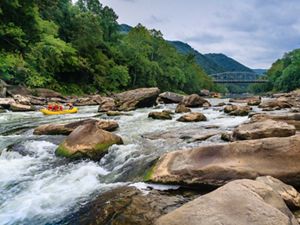 Rafting New River Gorge in West Virginia