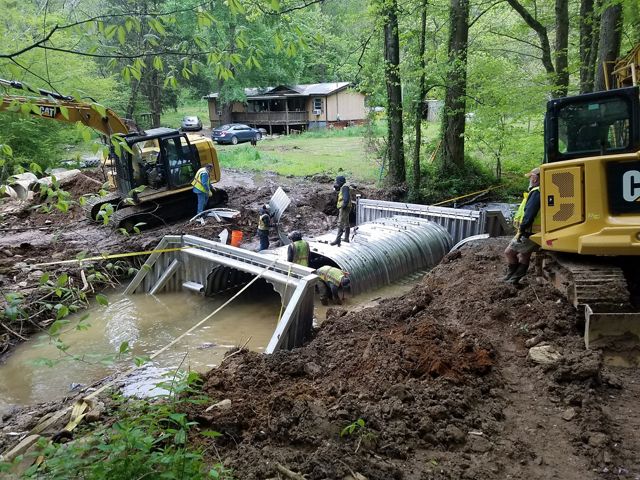Restoration takes place on Rock Creek to restore the natural flow of the water for wildlife and for people.
