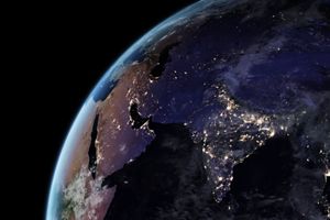 View of Earth from space