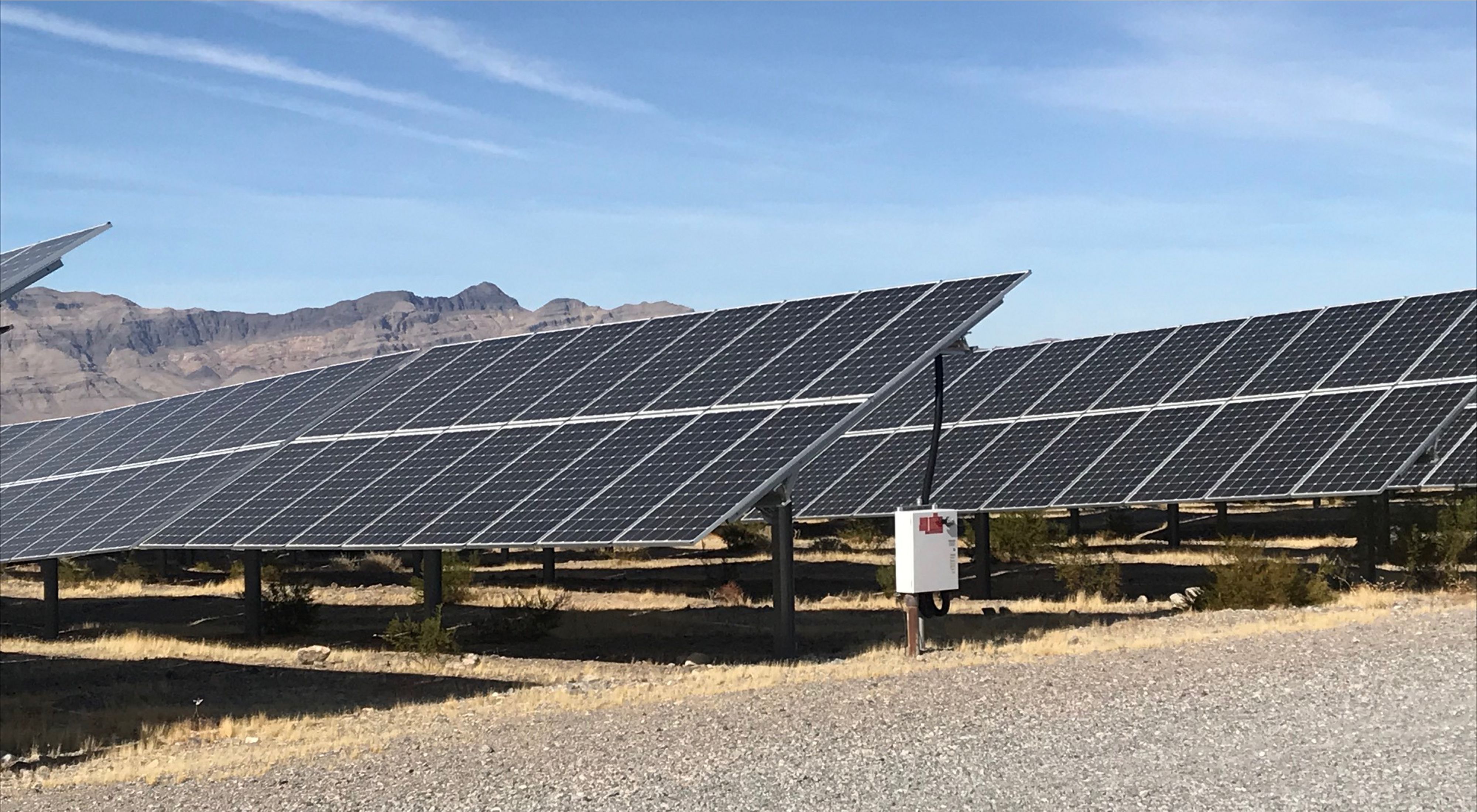 Solar panels in Nevada.