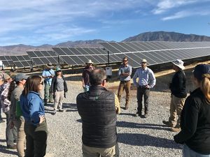 on Nevada's potential for solar energy at former mine sites.