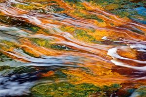Abstract picture of a river. 