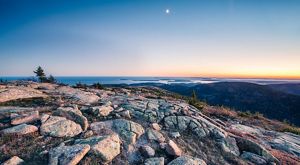 Sunset from the top of Cadillac Mountain
