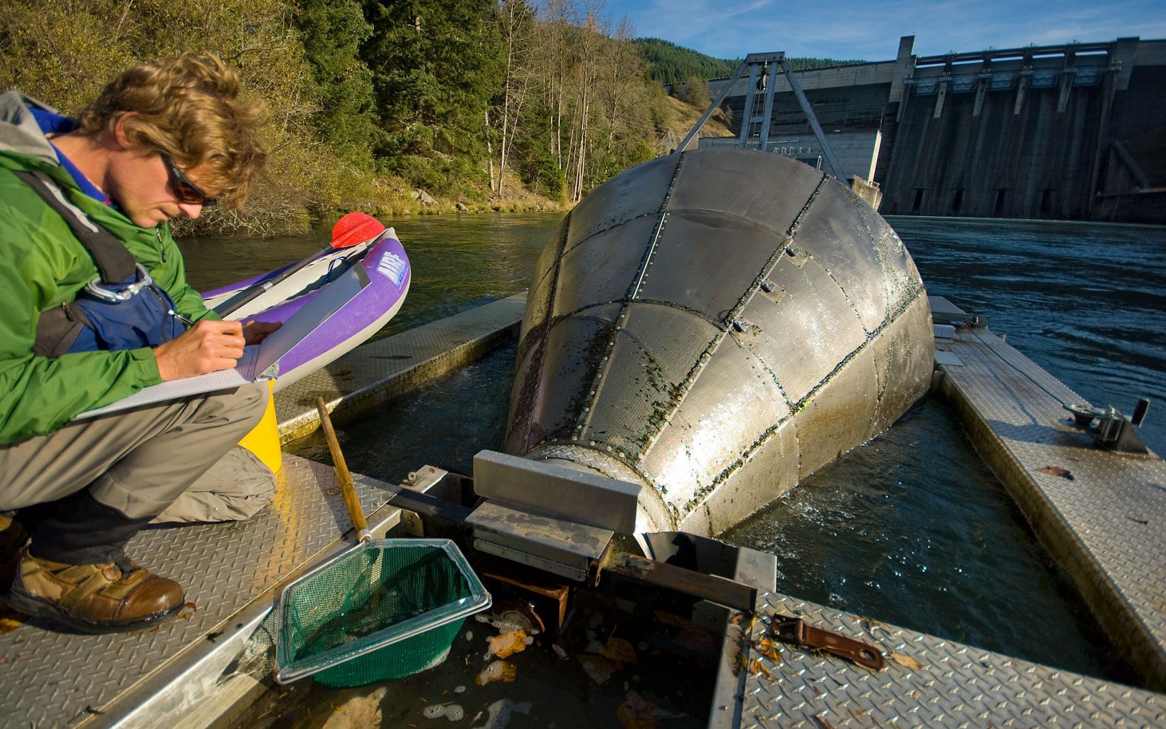 
                
                  Sustainable Rivers Program U.S. working dams provide us with clean drinking water, flood protection, hydropower and even recreational opportunities. 
                  © Bridget Besaw
                
              