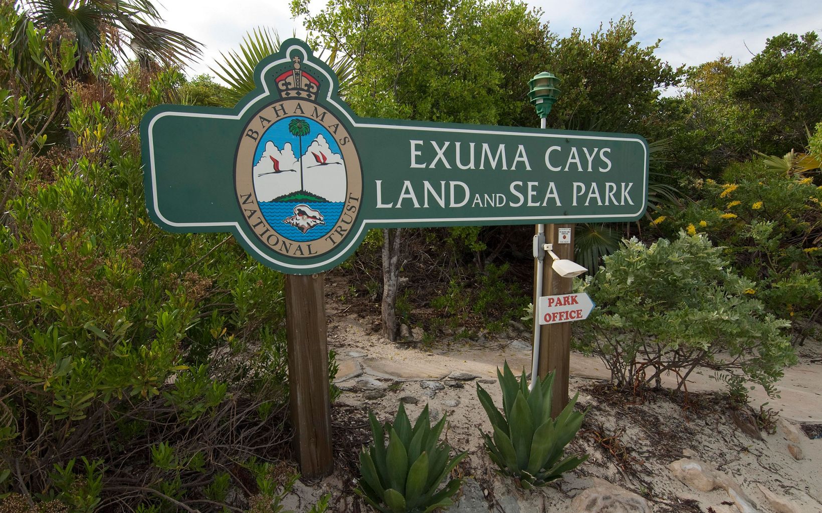 
                
                  Exuma Cays The Park's headquarters are at Warderick Wells Cay. At over 100,000 acres of islands, beaches, blue holes, reefs and ocean, the park is an ambitious and ongoing undertaking.
                  © Mark Godfrey/TNC
                
              