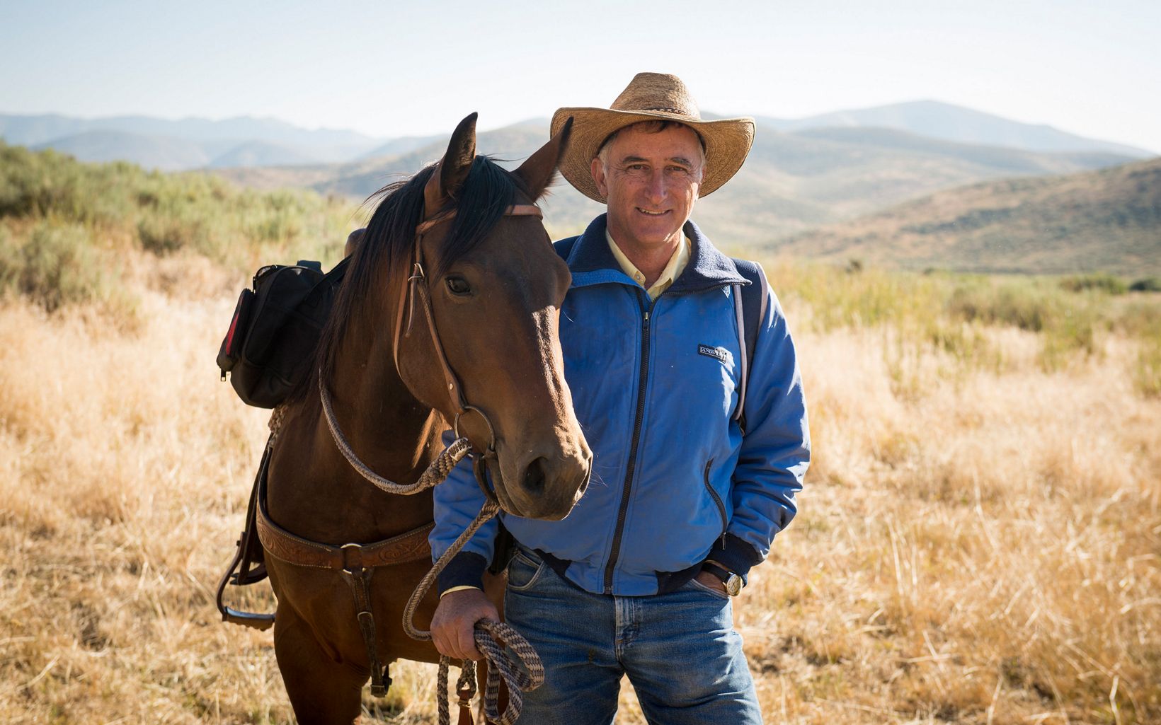 Rancher at Rock Creek Our vision for Rock Creek Ranch is to establish a sustainable rangeland research and education facility in the heart of Idaho. © Dev Khalsa