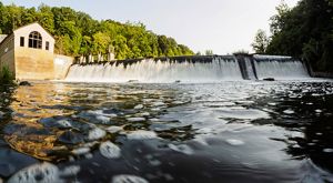 The Columbia Lake Dam  created an 18-foot high barrier for migratory American shad swimming in from the Delaware River to spawn in the Paulins Kill’s calm waters.