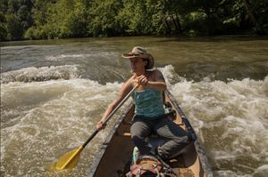 People enjoy fall paddle season on Dragon Run.